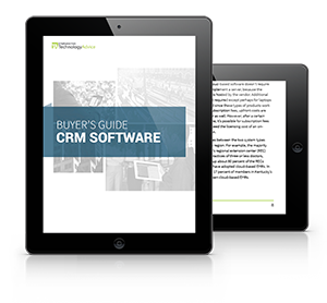 CRM Software PDF inside iPad
