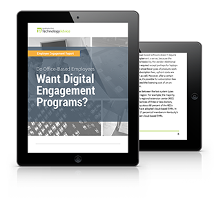 Employee Engagement Report PDF inside iPad